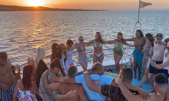 Sunset Boat Trip to Cape Greco and Blue Lagoon