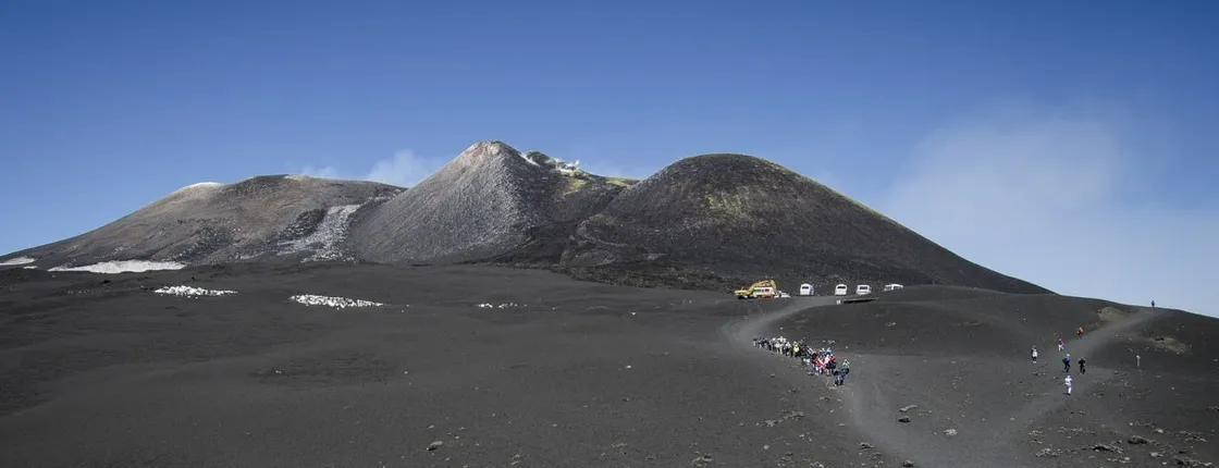 Etna upper craters guided excursion from Taormina