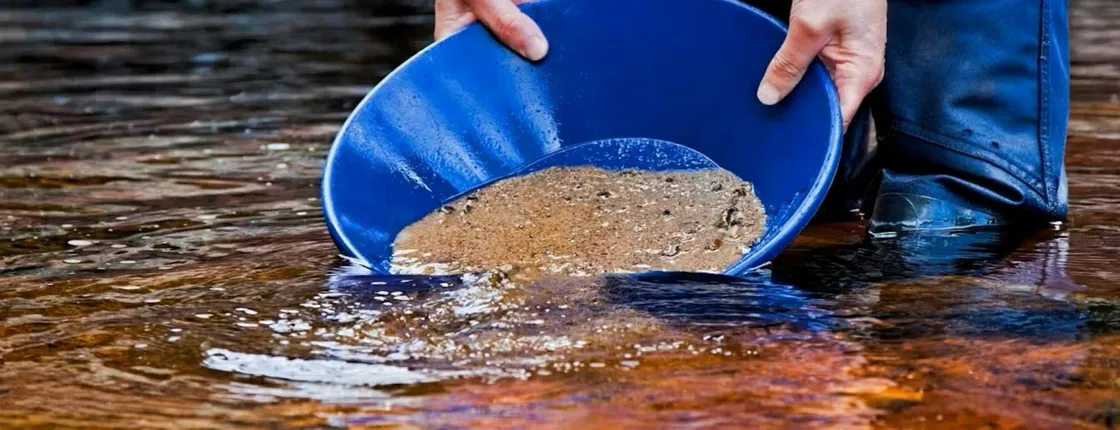 Gold panning adventure in Karlsruhe