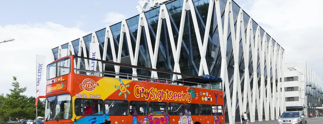 City Sightseeing hop-on hop-off bus tour of Tallinn