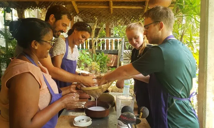 Sea waves sri lankan cooking class 