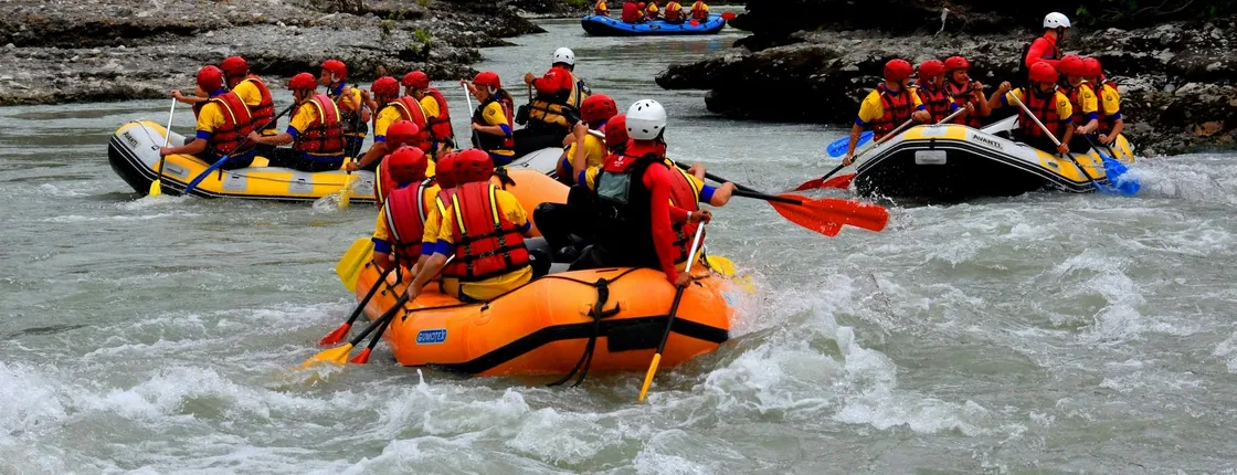 Vjosa River raft ride from Gjirokaster with visit in Permet