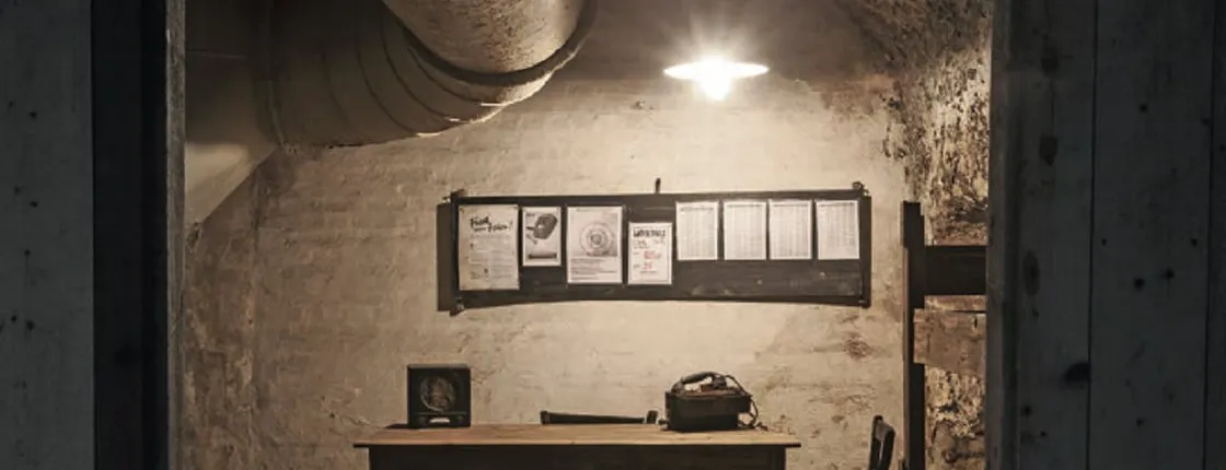 Historical guided tour in the art bunker in Nuremberg