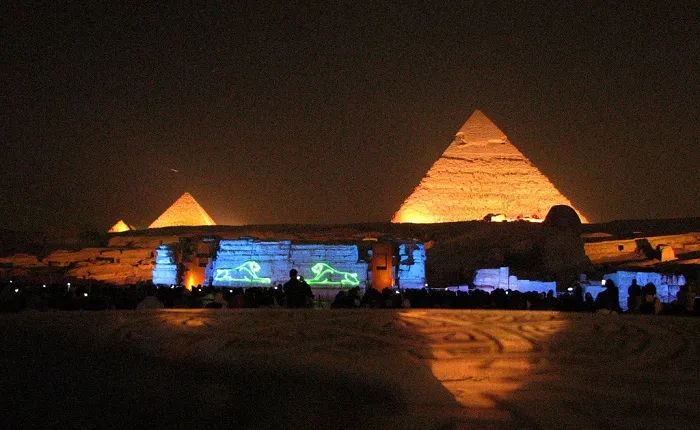SOUND AND LIGHT SHOW AT THE PYRAMIDS
