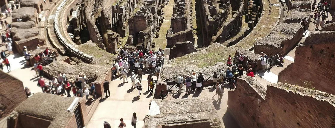 Rome Train Trip from Civitavecchia with Hop-On Hop-Off and Colosseum