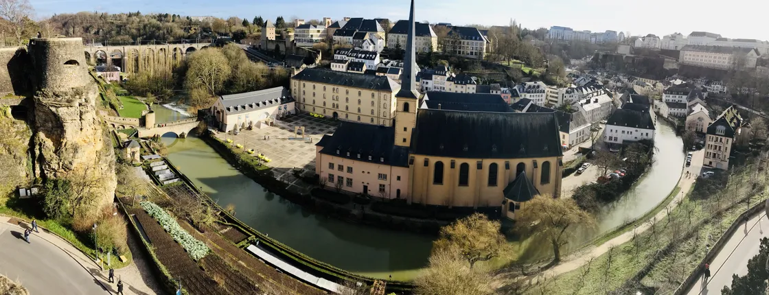 Luxembourg romantic exploration game and tour