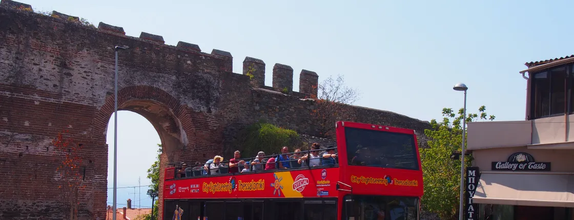 City Sightseeing hop-on hop-off bus tour of Thessaloniki