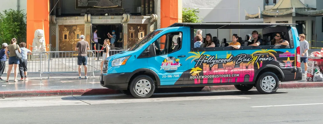 Hollywood sightseeing and celebrity homes tour from Santa Monica
