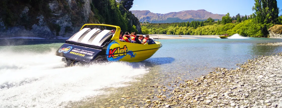 Queenstown 1 hour Jet boat ride on the Shotover and Kawarau Rivers
