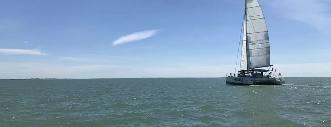 Morning sailing cruise on a catamaran from La Rochelle