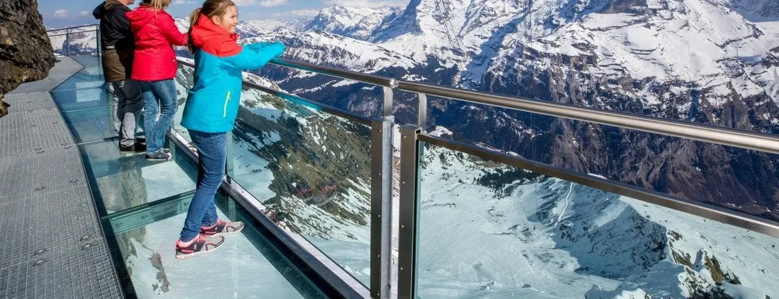 Aerial cableway ticket to Schilthorn Piz Gloria  from Stechelberg