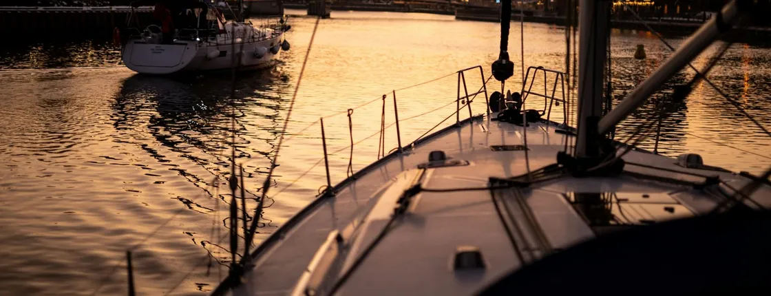 Gdańsk Sunset Yacht Cruise with Welcome Drink