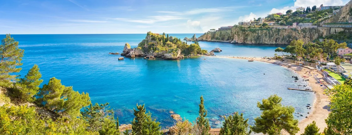Taormina and Giardini Naxos boat excursion with an aperitif