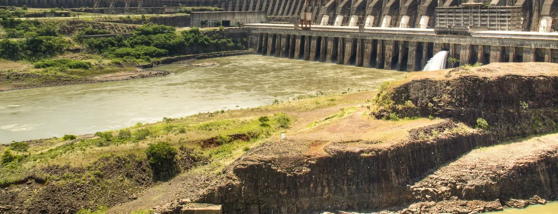 Itaipu hydroelectric dam panoramic tour
