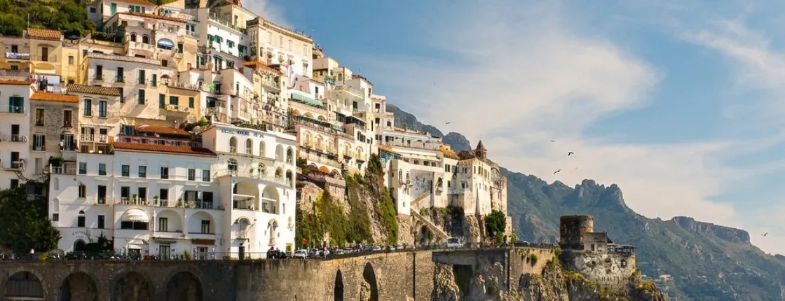 Sorrento, Positano and Amalfi shared tour from Naples with light lunch