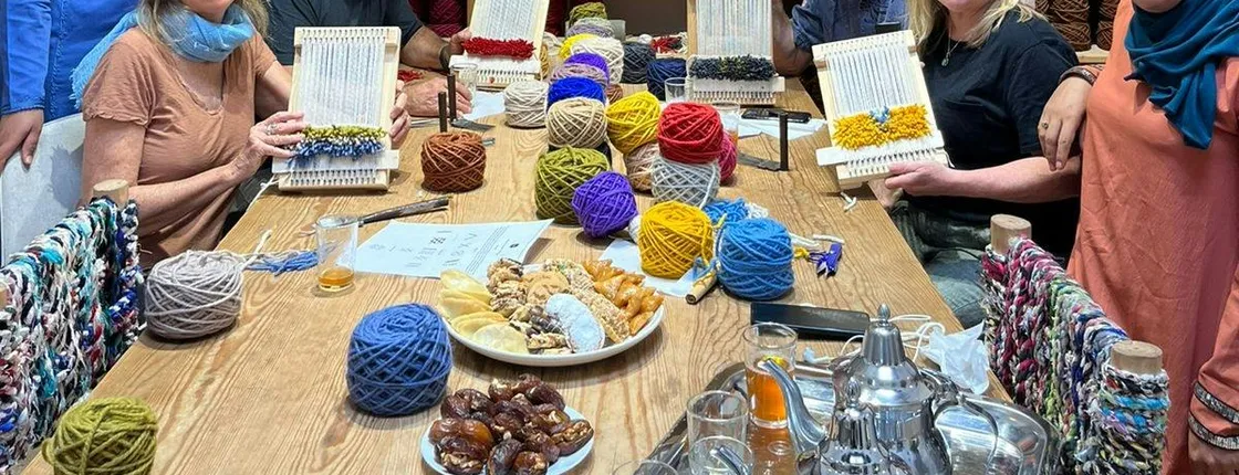 Half-day rug weaving workshop in Fez