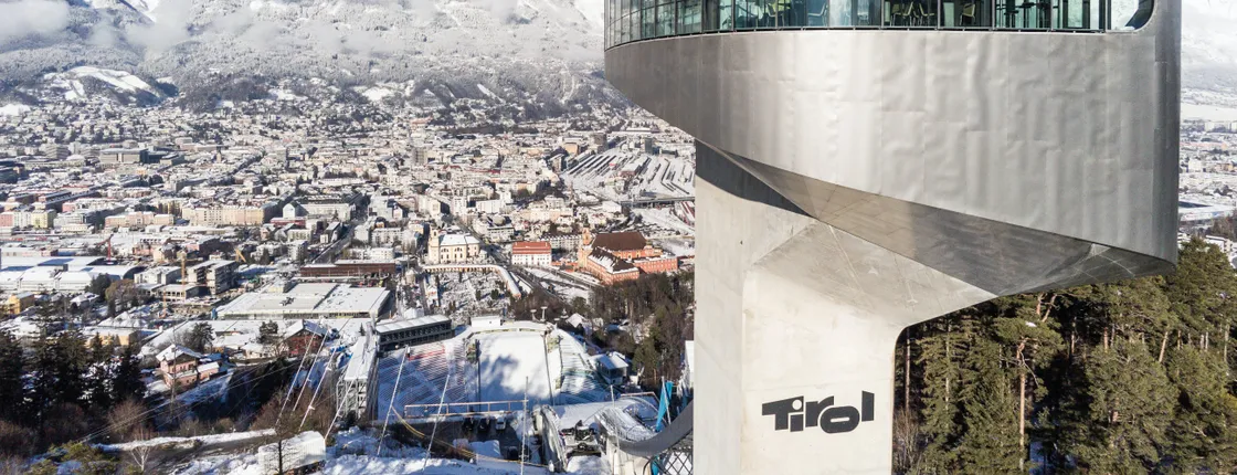 Entrance ticket to Bergisel ski jump arena in Innsbruck