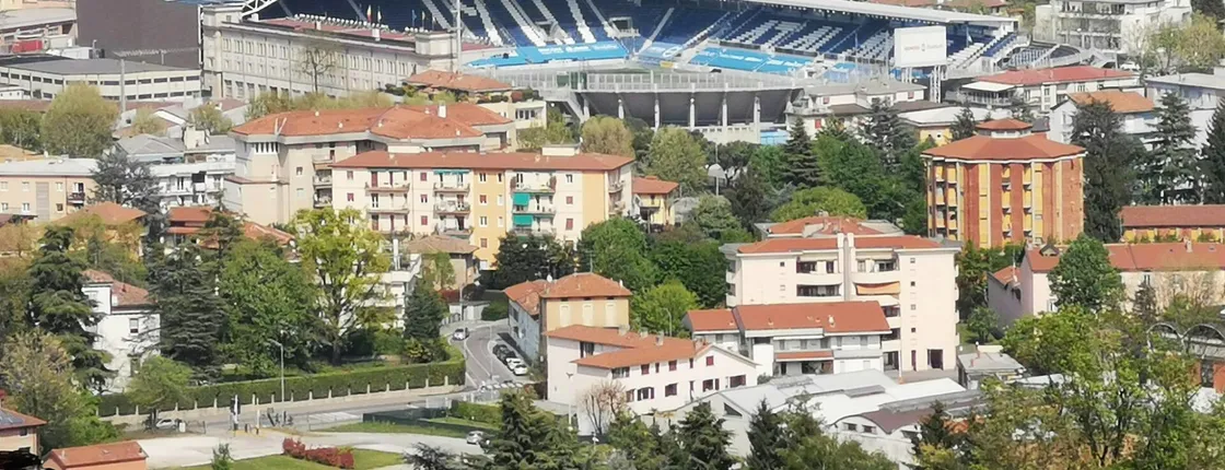 Atalanta BC football match at Gewiss Stadium entrance ticket