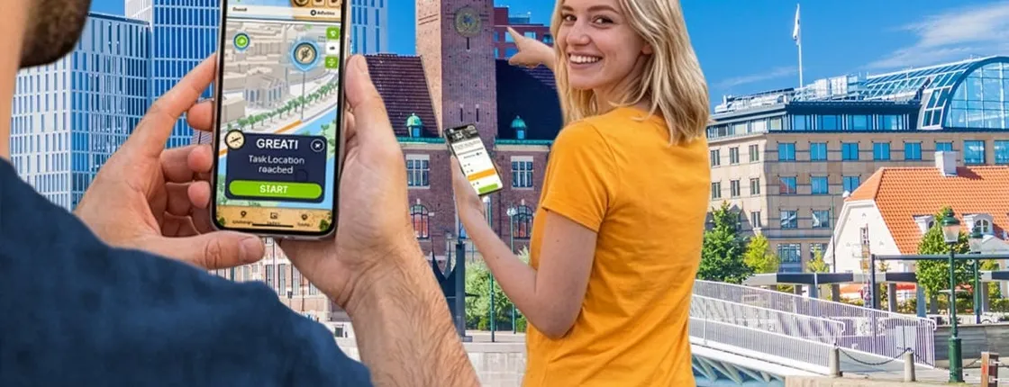 Self-guided digital scavenger hunt in Malmö
