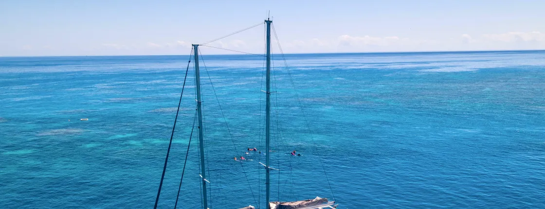 Personal sail, tropical island, and  snorkel in the Great Barrier Reef