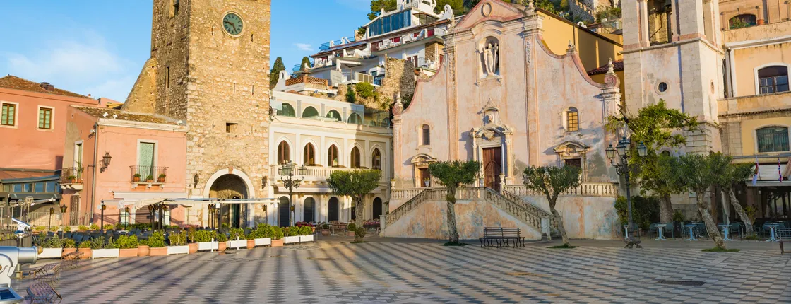 Full-day Etna and Taormina tour from Catania