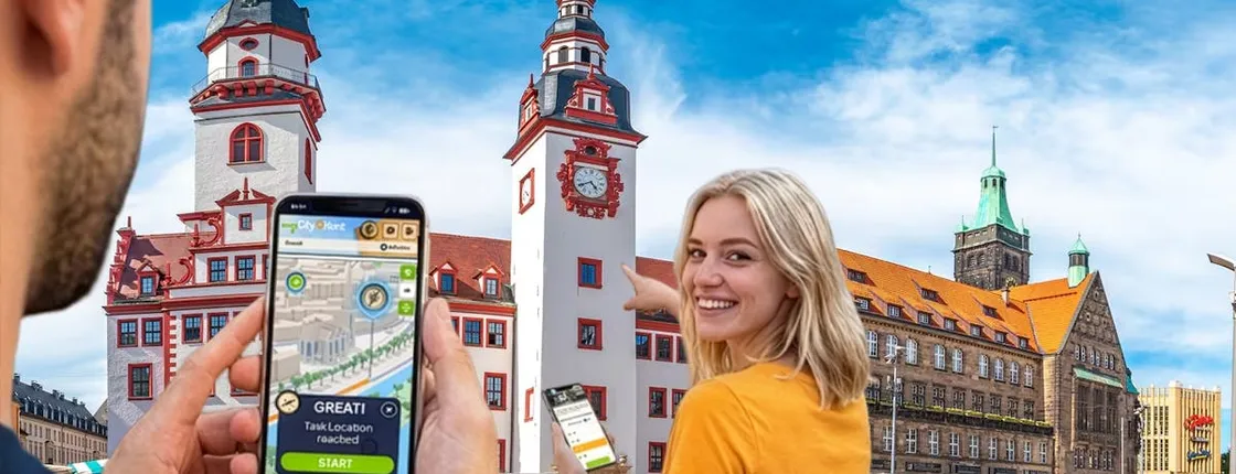 Self-guided digital scavenger hunt in Chemnitz
