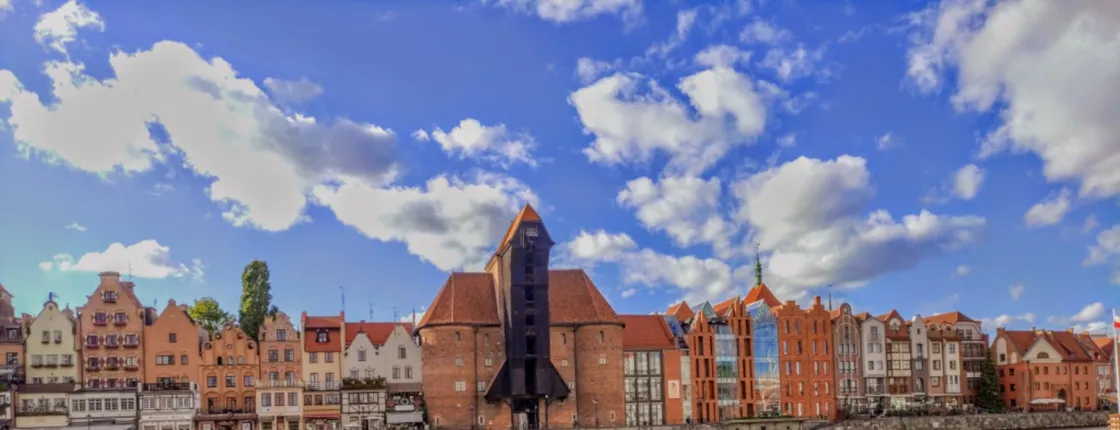 Gdansk city cruise in a traditional Polish boat