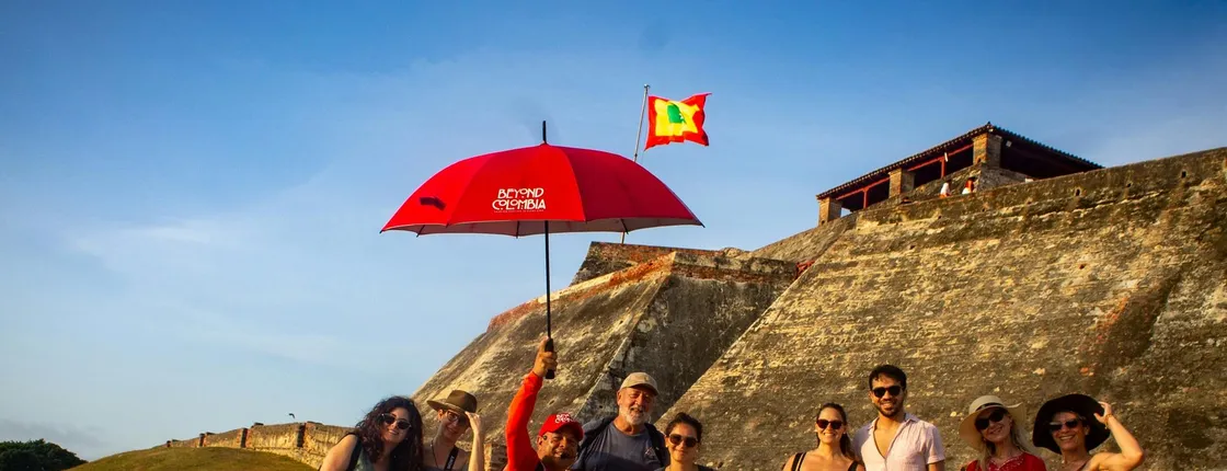 Cartagena San Felipe Castle walking tour with tunnels and city views