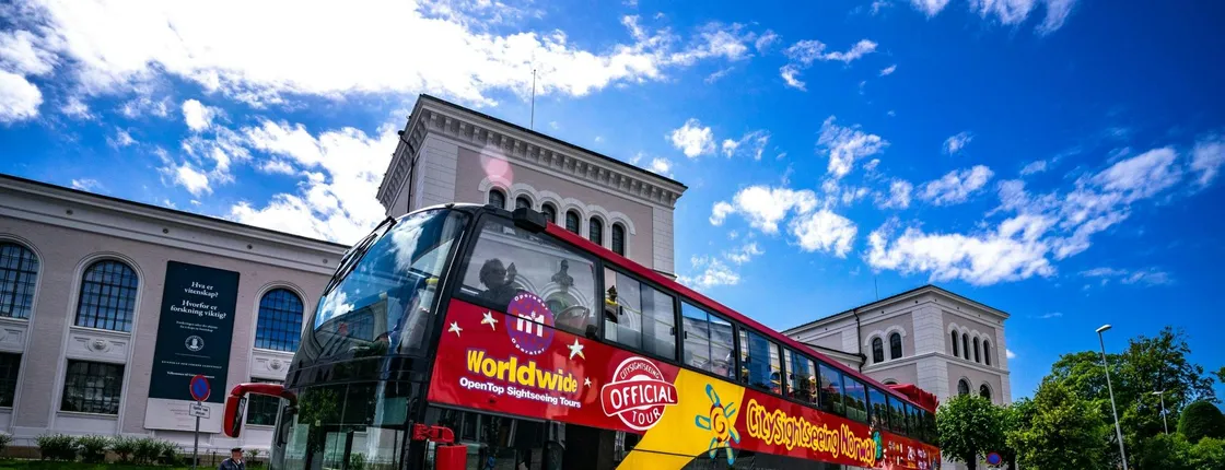 City Sightseeing hop-on hop-off bus tour of Bergen