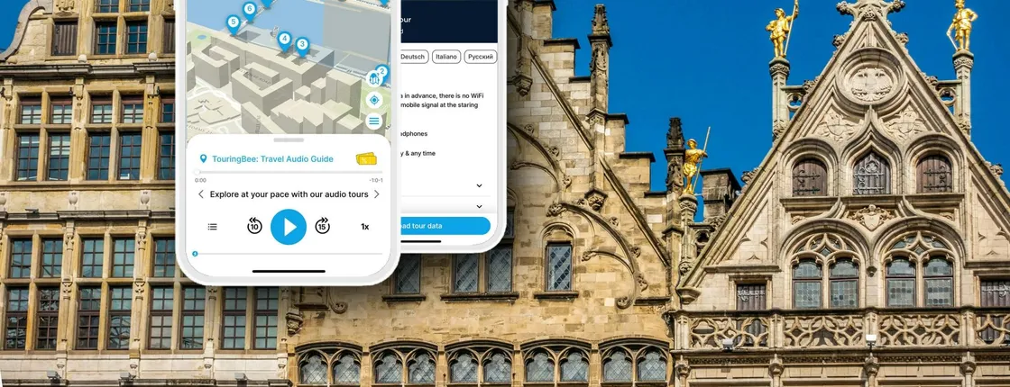 Antwerp self-guided walking tour with audio app