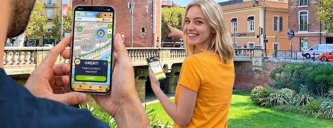Self-guided digital scavenger hunt in Perpignan