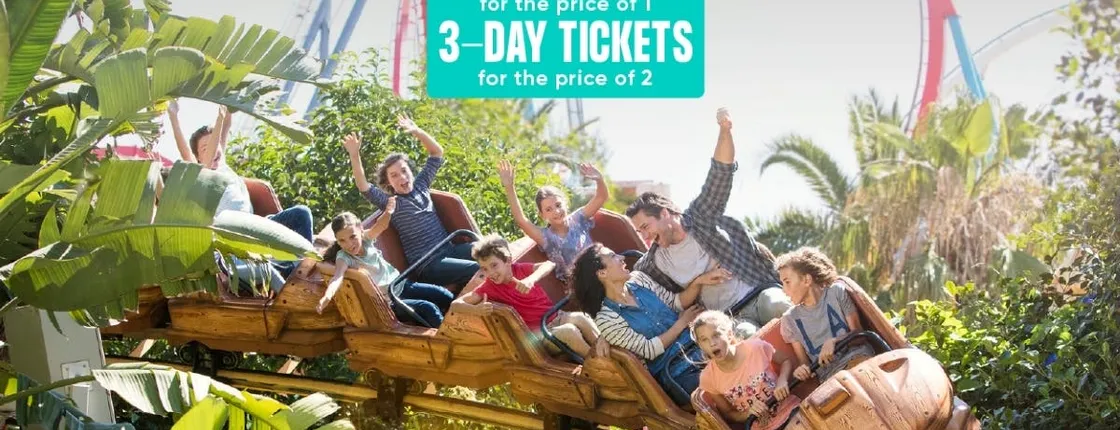 PortAventura Park and Ferrari Land tickets for 1, 2 and 3 days