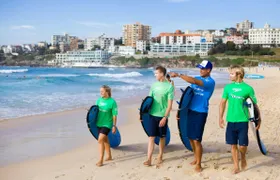 Beginner surf lesson at Bondi Beach