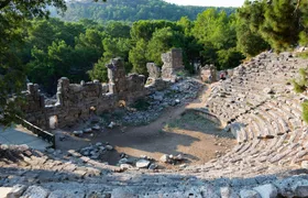 Full-day tour of Phaselis and Tahtali Mountain with Dino Park visit