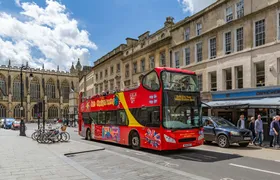 Hop-on hop-off City Sightseeing bus tour of Bath