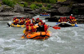 Vjosa River raft ride from Gjirokaster with visit in Permet