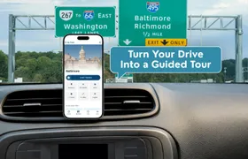 Historical Baltimore self-driving audio tour