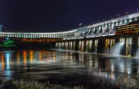 Itaipu dam lights evening guided tour