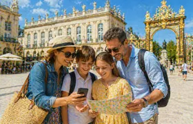 Nancy city outdoor mystery game in the historic centre