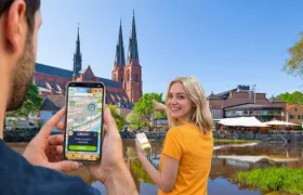 Self-guided digital scavenger hunt in Uppsala