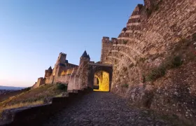 Private tour of the Carcassonne citadel by night