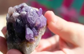 Explore an amethyst mine winter experience