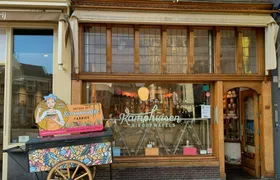 Kamphuisen syrup waffle factory entrance with syrup waffle tasting