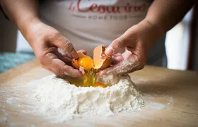 Private pasta-making class at a Cesarina's home with tasting in Ascoli Piceno