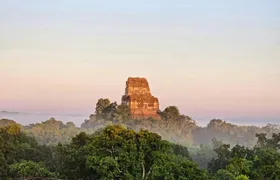 Explore ancient Maya temples on this Tikal sunset tour