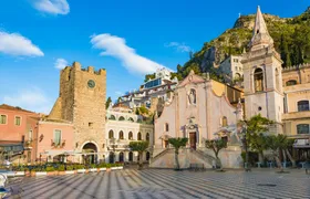 Full-day Etna and Taormina tour from Catania