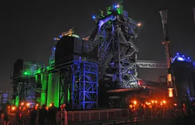Torchlight tour through the old ironworks in the Landscape Park