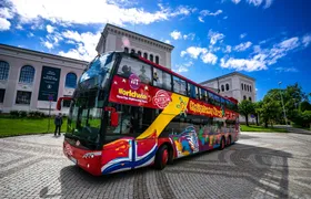 City Sightseeing hop-on hop-off bus tour of Bergen