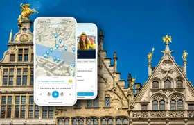 Antwerp self-guided walking tour with audio app