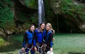 Canyoning and rafting experience in Bled